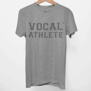 "Vocal Athlete" T-Shirt in Heather Gray